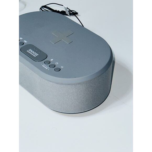 i-Box Dawn Bedside Alarm Clock w Wireless Charging Gray Charging Cable Tested - Picture 4 of 7
